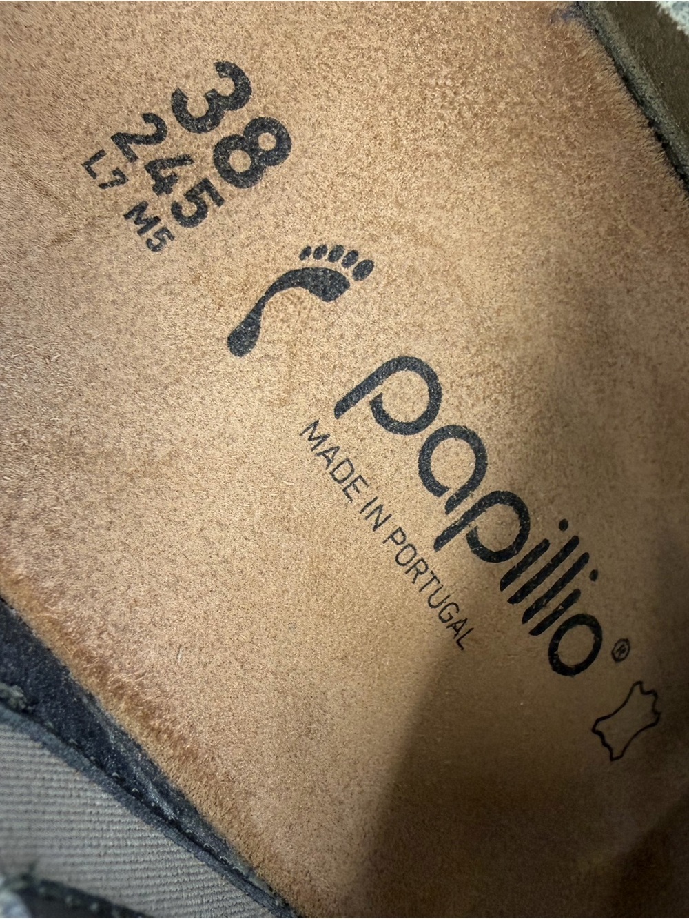 Papillio Birkenstock Namica Metallic Sand Gold Size 7 Wedges - Picture 9 of 9